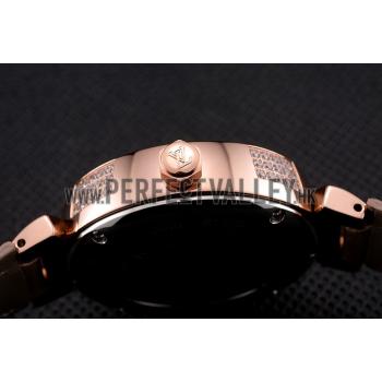 Louis Vuitton Tambour Bijou Red Gold Watch