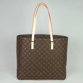 Louis Vuitton Monogram Canvas M51152 Cow Leather Large Ladies Bags