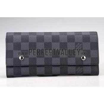 LV Adjustable Damier Graphite Wallet