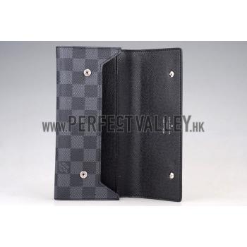 LV Adjustable Damier Graphite Wallet