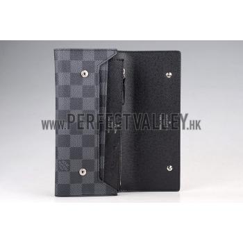 LV Adjustable Damier Graphite Wallet