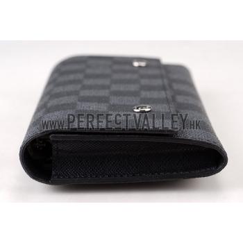 LV Adjustable Damier Graphite Wallet