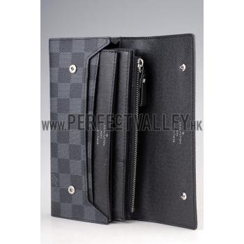 LV Adjustable Damier Graphite Wallet