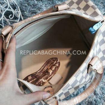 Replica Louis Vuitton Handbag Genuine Leather  White