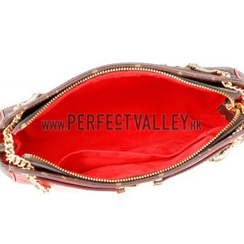 Louis Vuitton Monogram Kimono Shoulder Bag Red