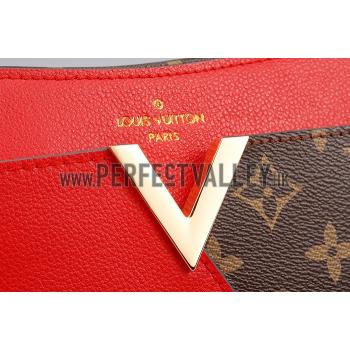 Louis Vuitton Monogram Kimono Shoulder Bag Red