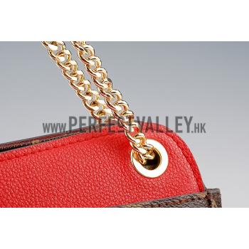 Louis Vuitton Monogram Kimono Shoulder Bag Red