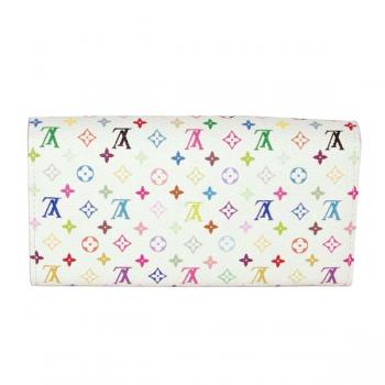 Cheap Louis Vuitton Monogram Multicolore M60004 Canvas Small Ladies Wallet