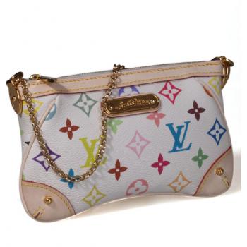 Louis Vuitton Monogram Multicolore M60096 White Small Ladies Bag Replica