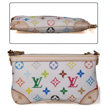 Louis Vuitton Monogram Multicolore M60096 White Small Ladies Bag Replica