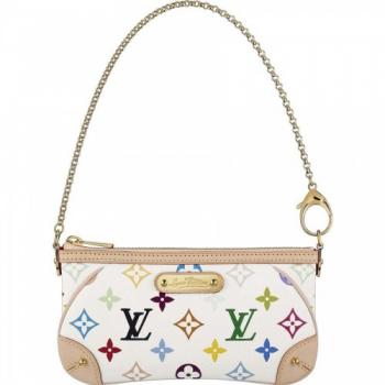 Louis Vuitton Monogram Multicolore M60096 White Small Ladies Bag Replica