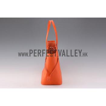 Louis Vuitton Neverfull MM Epi Leather Orange