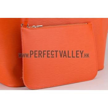 Louis Vuitton Neverfull MM Epi Leather Orange