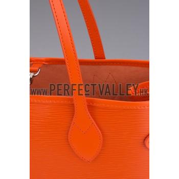 Louis Vuitton Neverfull MM Epi Leather Orange