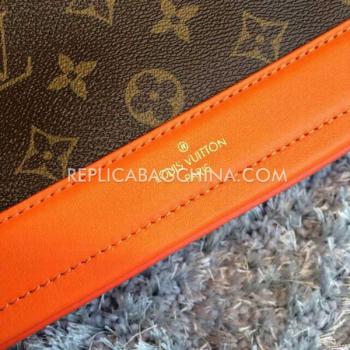 Louis Vuitton Handbag Monogram Brown Calfskin