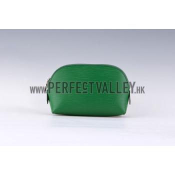 Louis Vuitton Epi Leather Cosmetic Case Green