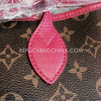 Louis Vuitton Shopping Bag  Monogram Brown Handbag Genuine Leather