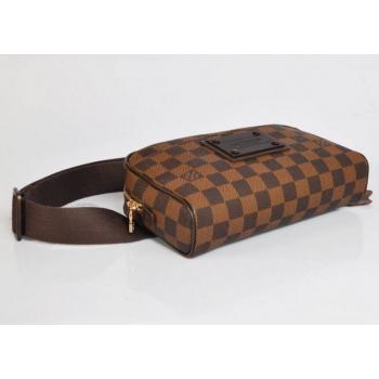 Replica Louis Vuitton Damier Canvas N41101 Brown Small Unisex Bags