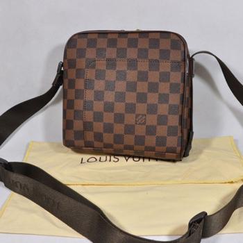 Louis Vuitton Damier Canvas N41442 Cow Leather Small 2way