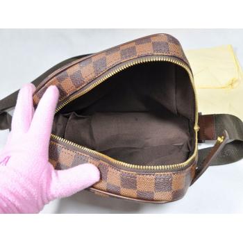 Louis Vuitton Damier Canvas N41442 Cow Leather Small 2way