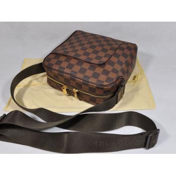 Louis Vuitton Damier Canvas N41442 Cow Leather Small 2way