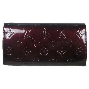 Louis Vuitton Monogram Vernis M93524 Coffee Enamel Ladies Wallet