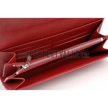 Louis Vuitton Red Epi Leather Sarah Wallet