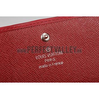 Louis Vuitton Red Epi Leather Sarah Wallet