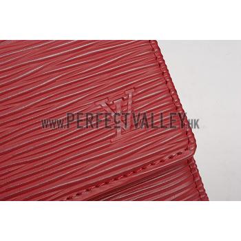 Louis Vuitton Red Epi Leather Sarah Wallet