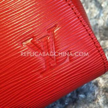 Louis Vuitton Marly Handbag Calfskin Red Replica