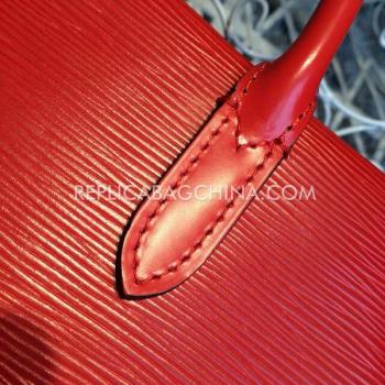 Louis Vuitton Marly Handbag Calfskin Red Replica