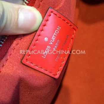 Louis Vuitton Marly Handbag Calfskin Red Replica