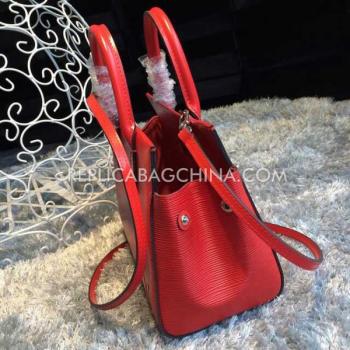 Louis Vuitton Marly Handbag Calfskin Red Replica