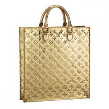 Louis Vuitton Monogram Miroir M40268 Gold Large Ladies Bags