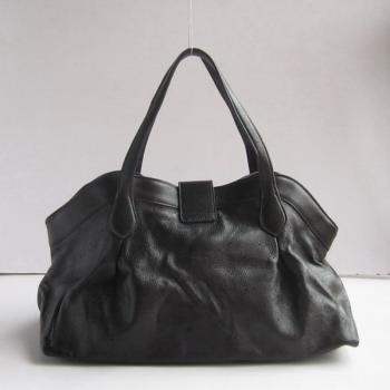 Louis Vuitton Mahina Leather M97061 Black Cow Leather Ladies Bag