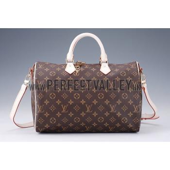 Replica Louis Vuitton Monogram Speedy 35 with Shoulder Strap