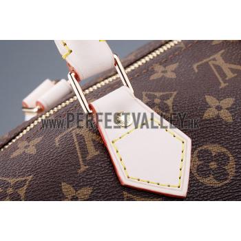 Replica Louis Vuitton Monogram Speedy 35 with Shoulder Strap