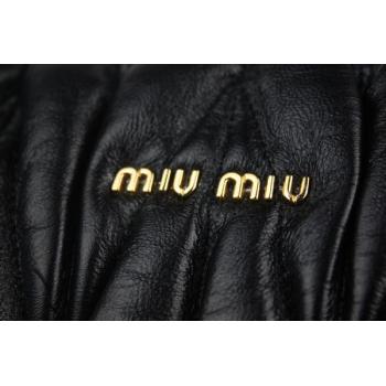 Replica Miu Miu  5303 Ladies Lambskin Black Handbag