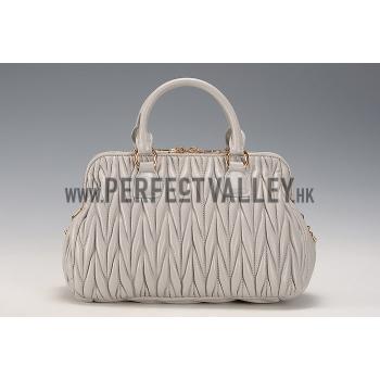 Replica Miu Miu Matelasse Doctor Grey  Bag