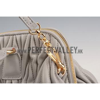 Replica Miu Miu Matelasse Doctor Grey  Bag