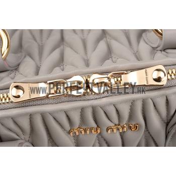 Replica Miu Miu Matelasse Doctor Grey  Bag