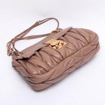 Miu Miu  86333 Ladies Lambskin Apricot