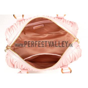 Miu Miu Matelasse  Handle Large Light Pink Replica