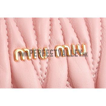 Miu Miu Matelasse  Handle Large Light Pink Replica