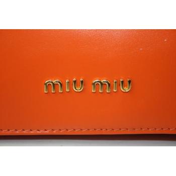 Replica Miu Miu  5972 2way Cow Leather Orange Bag