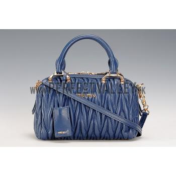 Miu Miu  Handle Dark Blue Replica