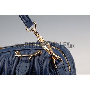 Miu Miu  Handle Dark Blue Replica