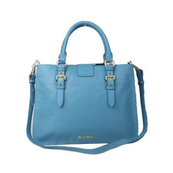 Miu Miu  5972 Lambskin Blue Bag Replica