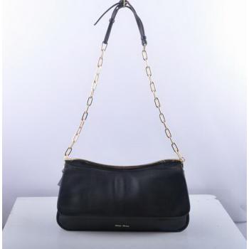 Miu Miu  90392 Cross Body Bag Lambskin Black