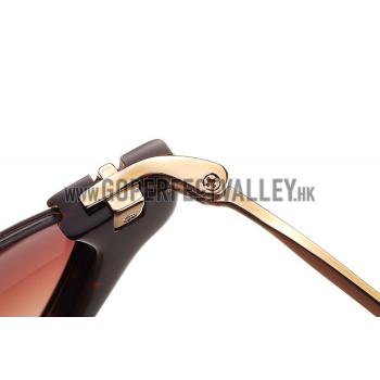 Miu Miu Rounded Cut Off Cat-Eye Sunglasses 308044